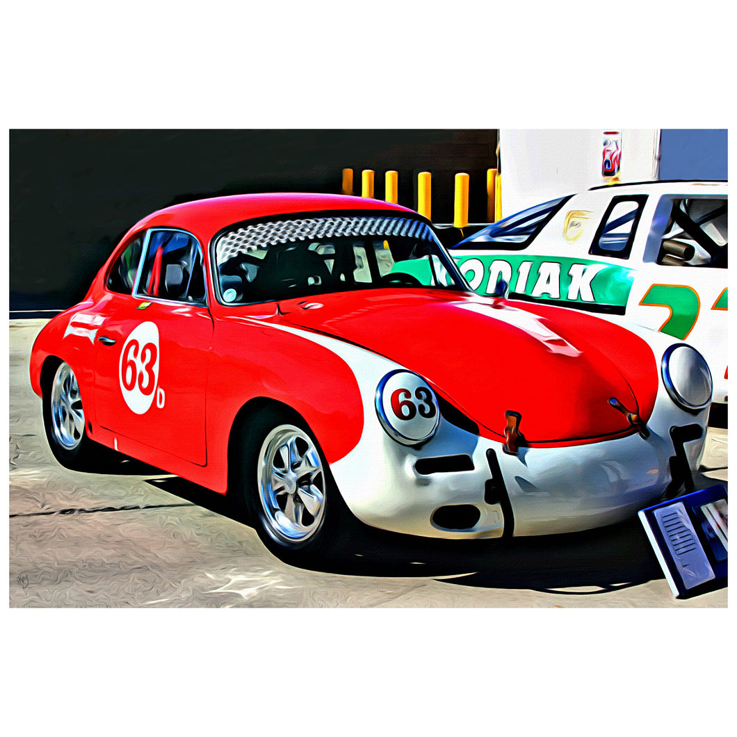 356 Porsche Red Racer